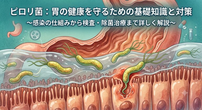 【専門医が解説】ピロリ菌は本当に退治すべき菌か？除菌の必要性と最新のピロリ菌検査を徹底解説